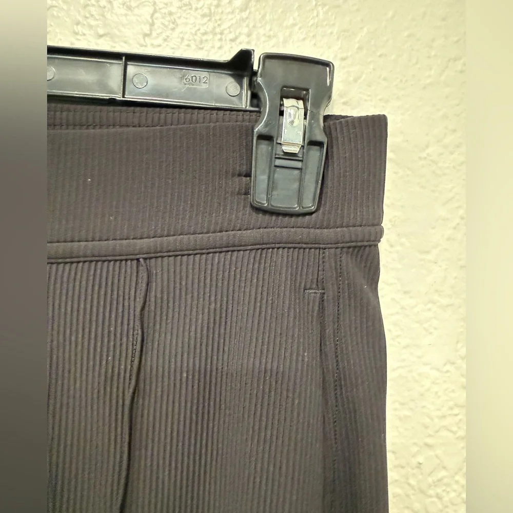 Lululemon Ribbed Wide Leg Pull On Pants Black Size 4 Stretch Athleisure